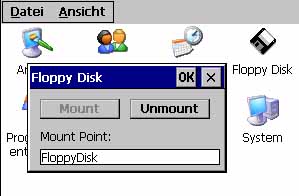 Floppy Disk Control Panel