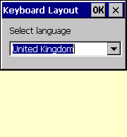 Keyboard Layout Control Panel